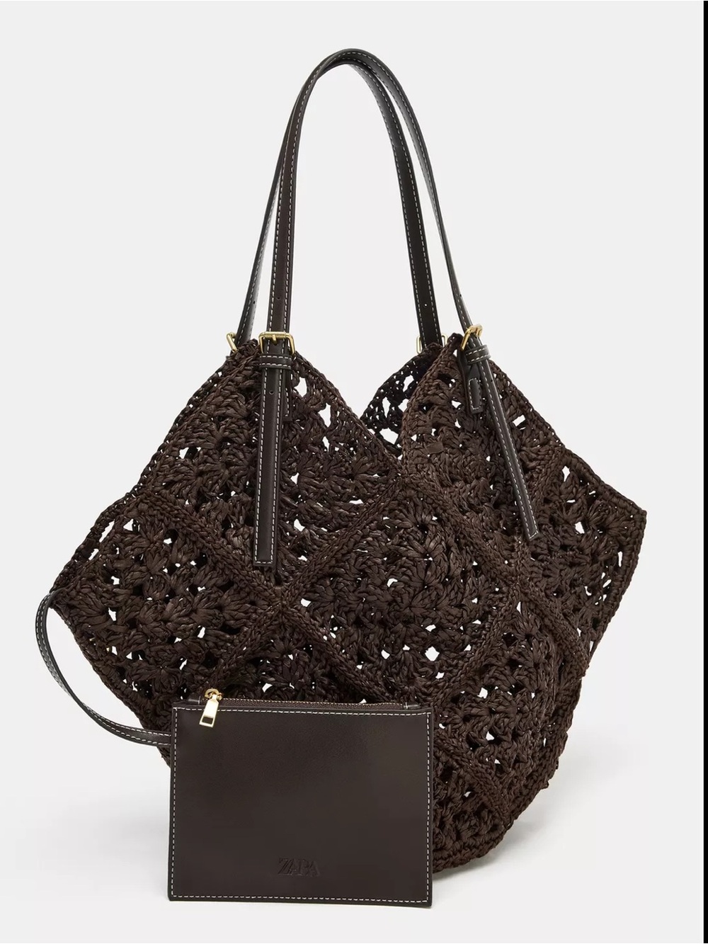 ZARA Woven Bag NWT - Picture 4 of 7